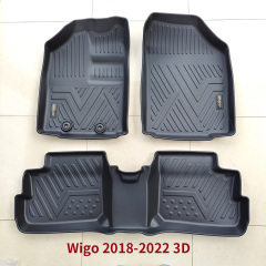 Wholesale Custom Car Floor Mats for Toyota Wigo/Agya 2018-2022
