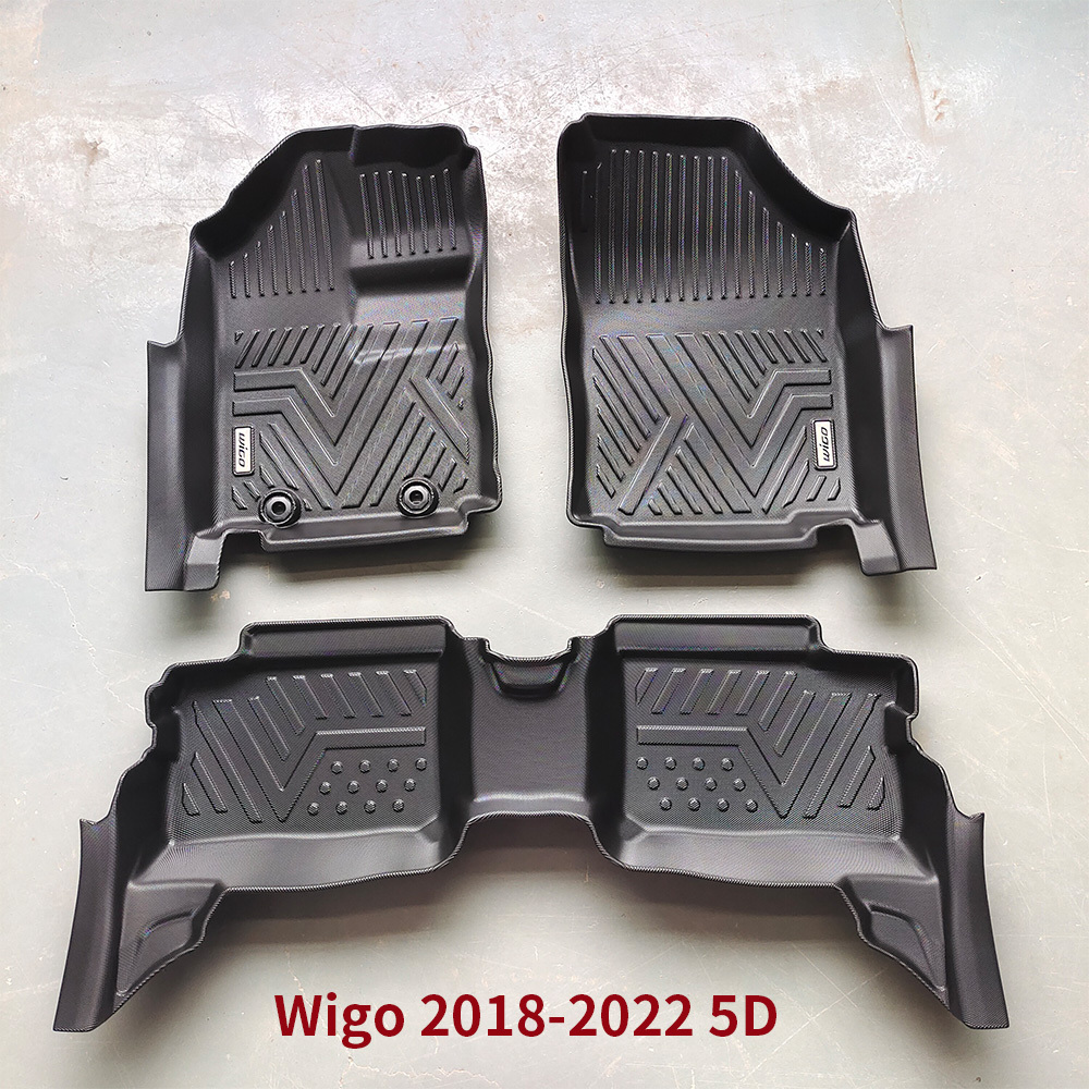 Wholesale Custom Car Floor Mats for Toyota Wigo/Agya 2018-2022
