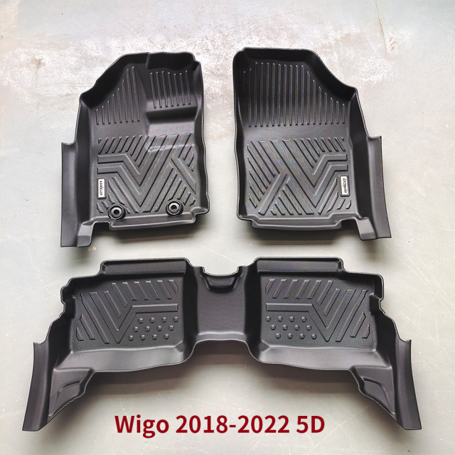 Wholesale Custom Car Floor Mats for Toyota Wigo/Agya 2018-2022