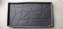 Car Trunk Mat Boot Liners for Toyota Wigo Agya 2018