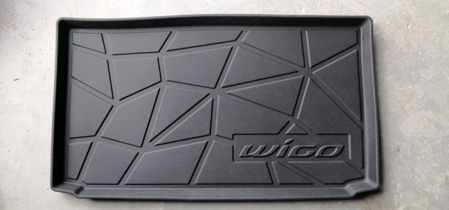 Car Trunk Mat Boot Liners for Toyota Wigo Agya 2018