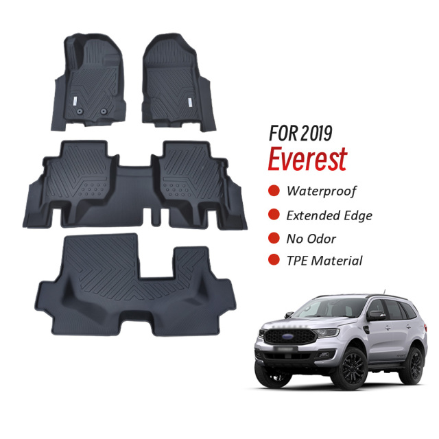 Wholesale High Quality Car Floor Mats for Ford Everest 2019