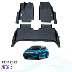 All-Weather TPE Car Floor Mats for 2022 BYD ATTO 3/Yuan Plus