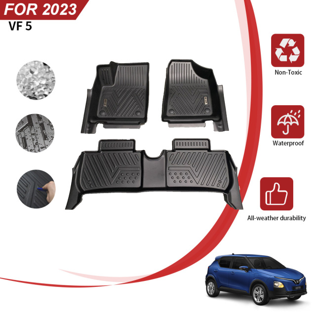 Vietnam Hot Selling 5D Car Floor Mas 3D Trunk Mats for Vinfast VF5 2023