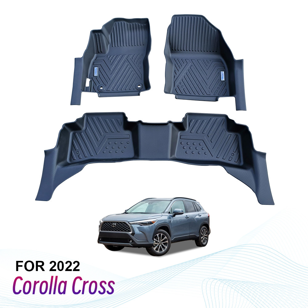 TPE 5D Car Floor Mats for Corolla Cross 2022