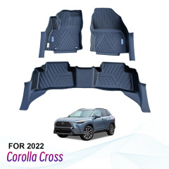 TPE 5D Car Floor Mats for Corolla Cross 2022