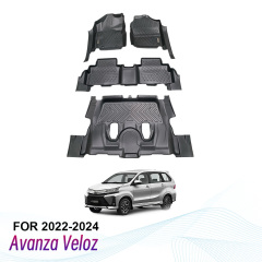 Custom Logo Car Floor Mats 5D/7D for Toyota Avanza Veloz 2022-2024
