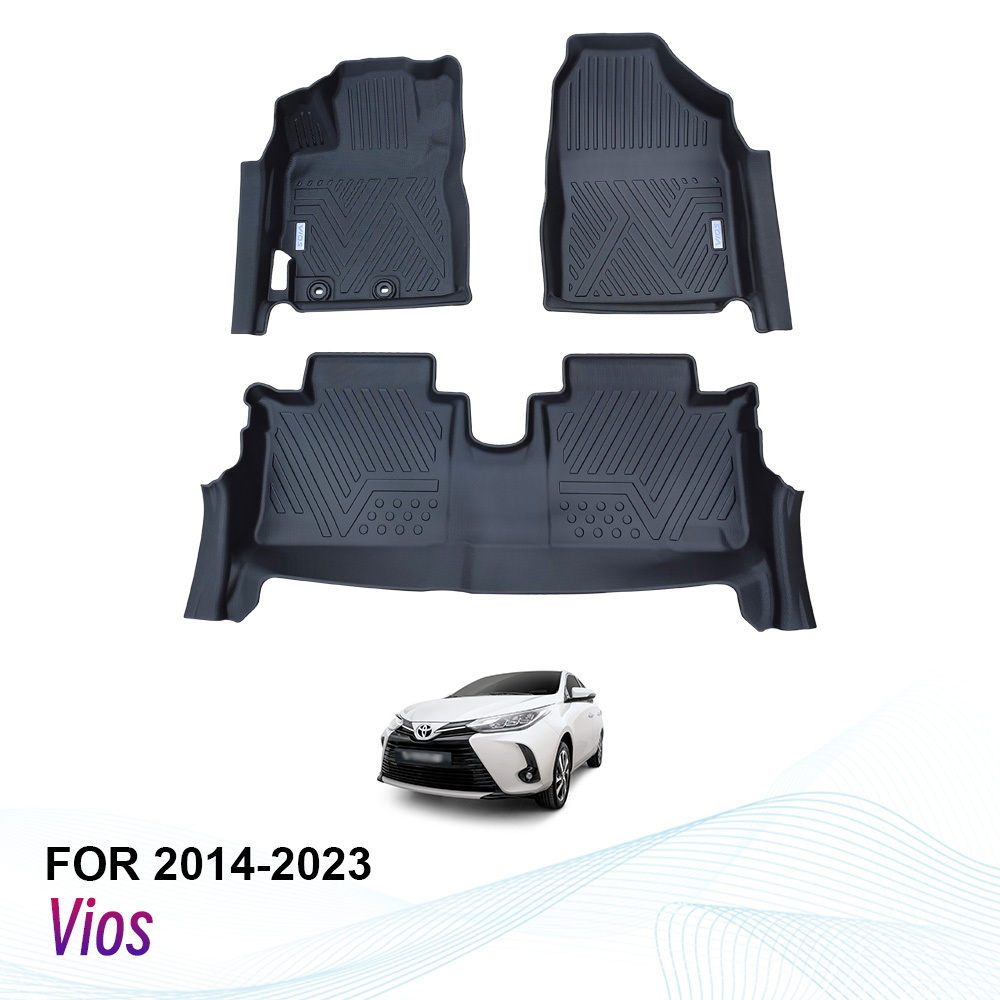 3D 5D Car Floor Mats Suppliers for Toyota Vios Deep Dish