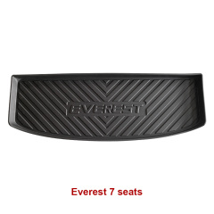 Factory Custom Car Cargo Mats Boot Liners for Ford Everest 2019