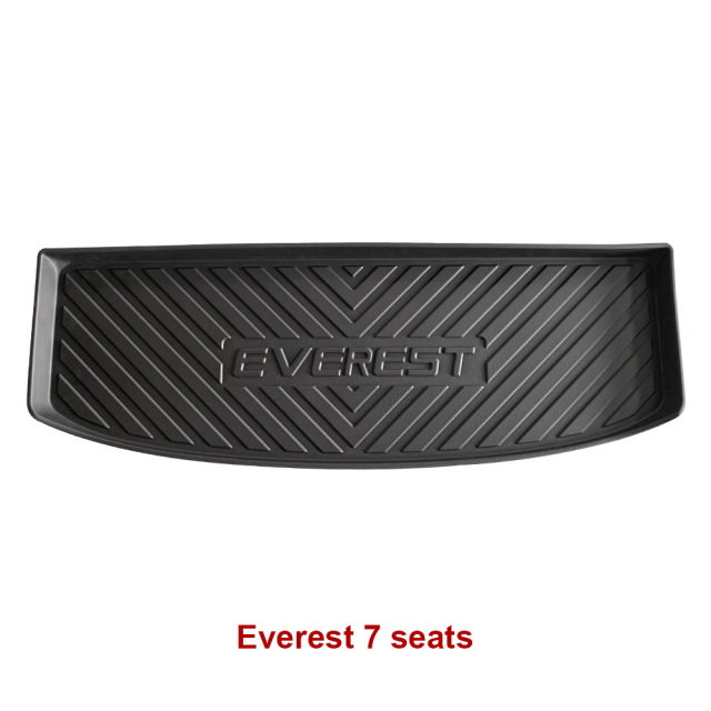 Factory Custom Car Cargo Mats Boot Liners for Ford Everest 2019