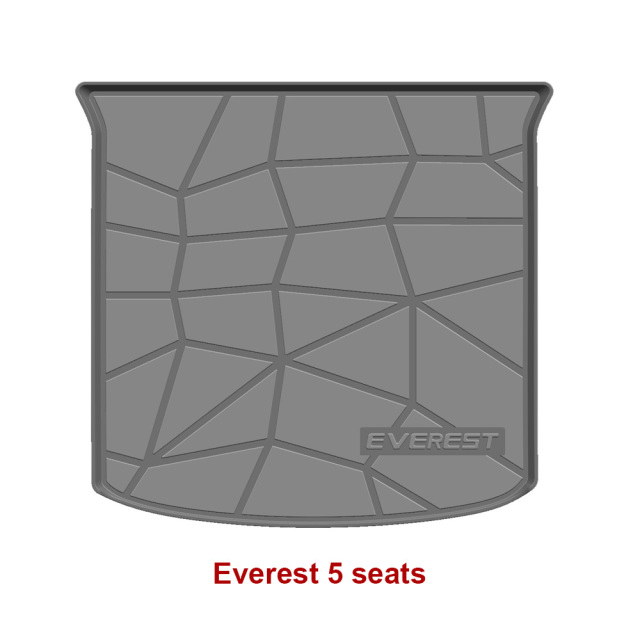 Factory Custom Car Cargo Mats Boot Liners for Ford Everest 2019