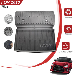Car Trunk Mats Cargo Liners for Toyota Wigo Agya 2023