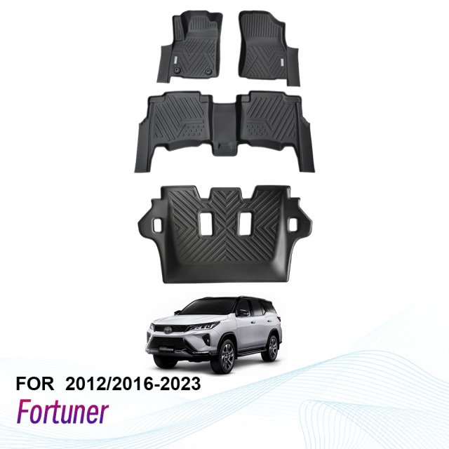 Wholesale All-Weather Durable 3D/5D Car Floor Mats for Toyota Fortuner