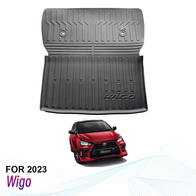 Car Trunk Mats Cargo Liners for Toyota Wigo Agya 2023