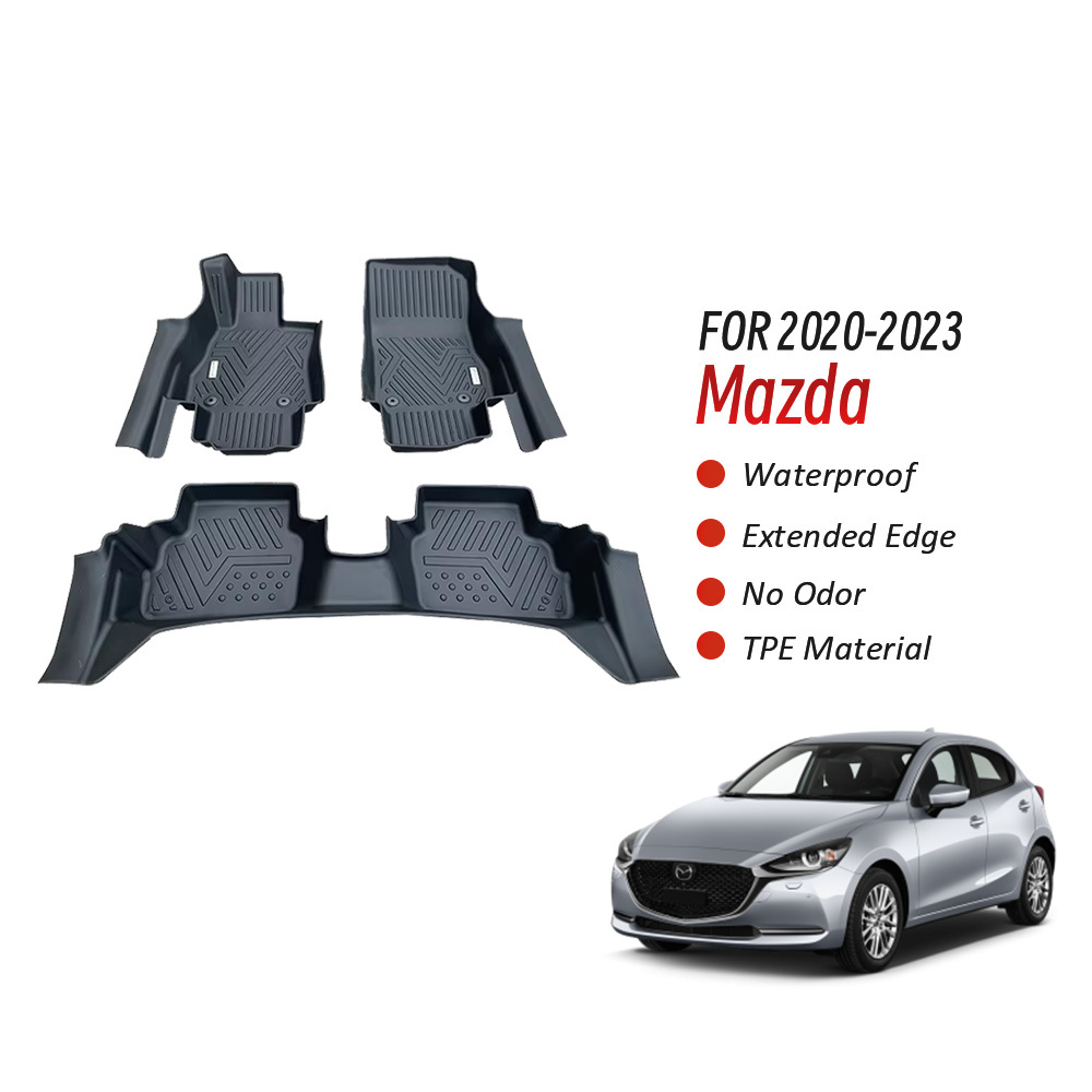 High Quality Car Floor Mats for Mazda 2 2020-2023