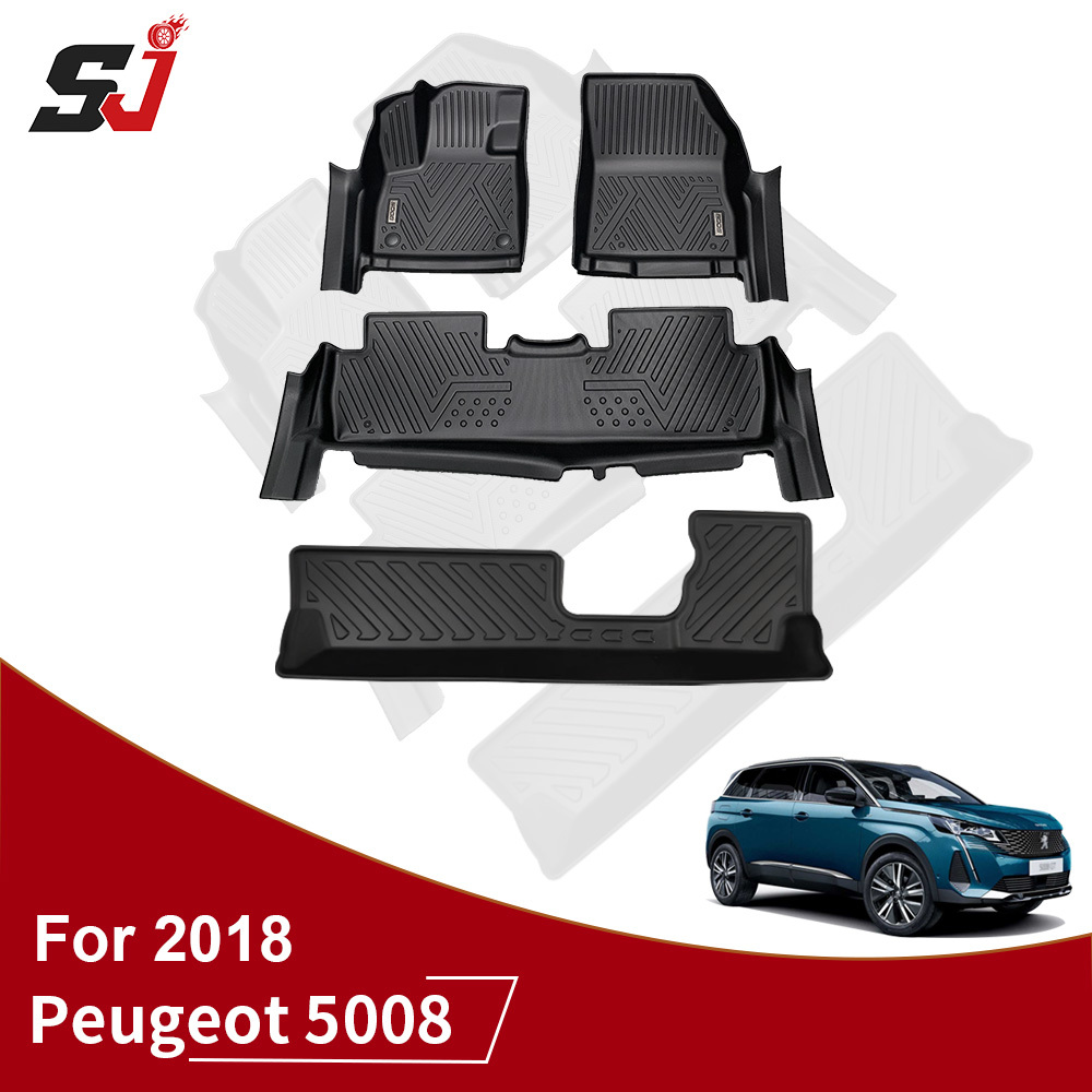 All-Weather Car Floor Mats for Peugeot 5008