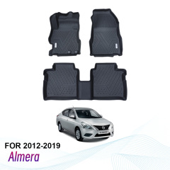 Custom Car Deep Dish Matting for Nissan Versa/Almera/Sunny 2012-2019
