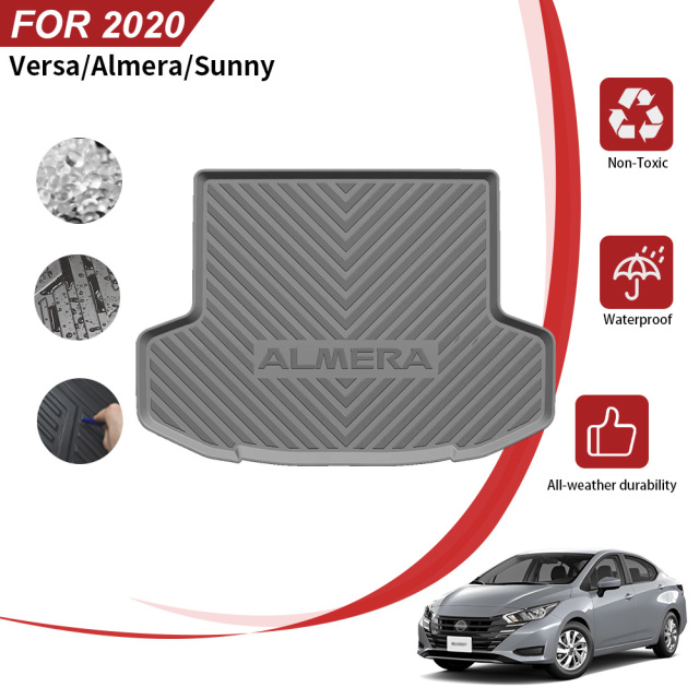 Car Trunk Cargo Mats for Toyota Versa Almera Sunny