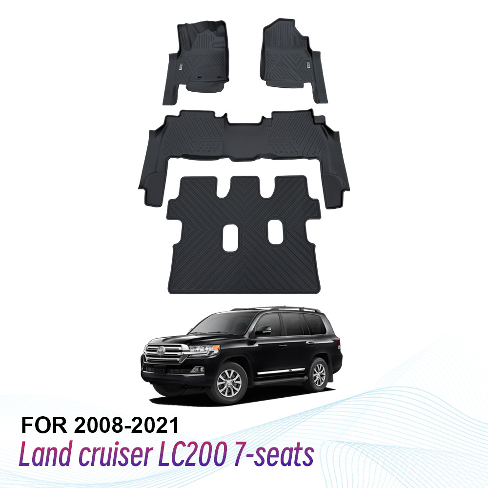 5D Car Floor Mats for Toyota Land Cruiser LC200/FJ200