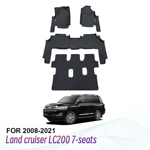 5D Car Floor Mats for Toyota Land Cruiser LC200/FJ200