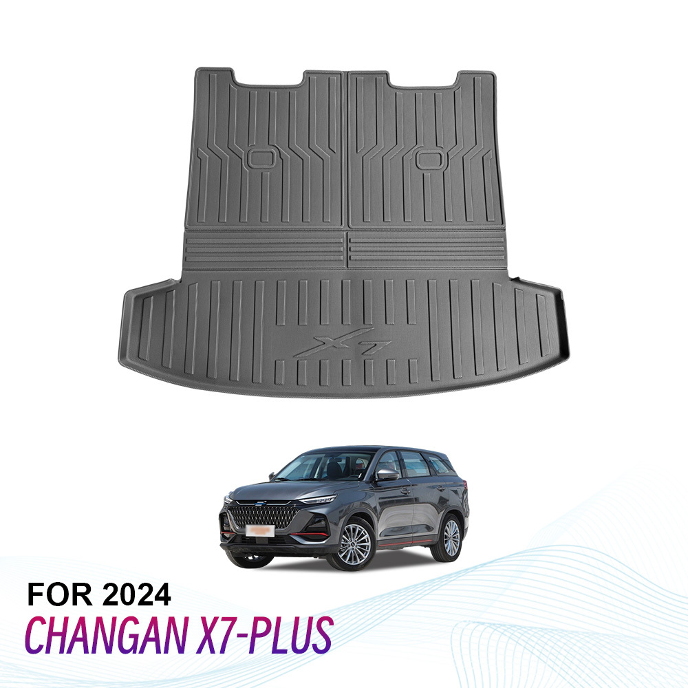 Car Trunk Mat Rear Back Seat Backrest Full Coverage for Changan X7 Plus