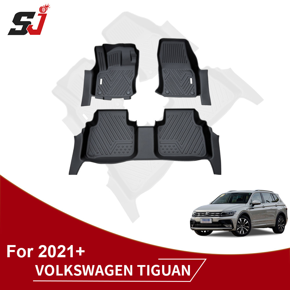 All Weather Car Floor Mats for Volkswagen Tiguan 2021+