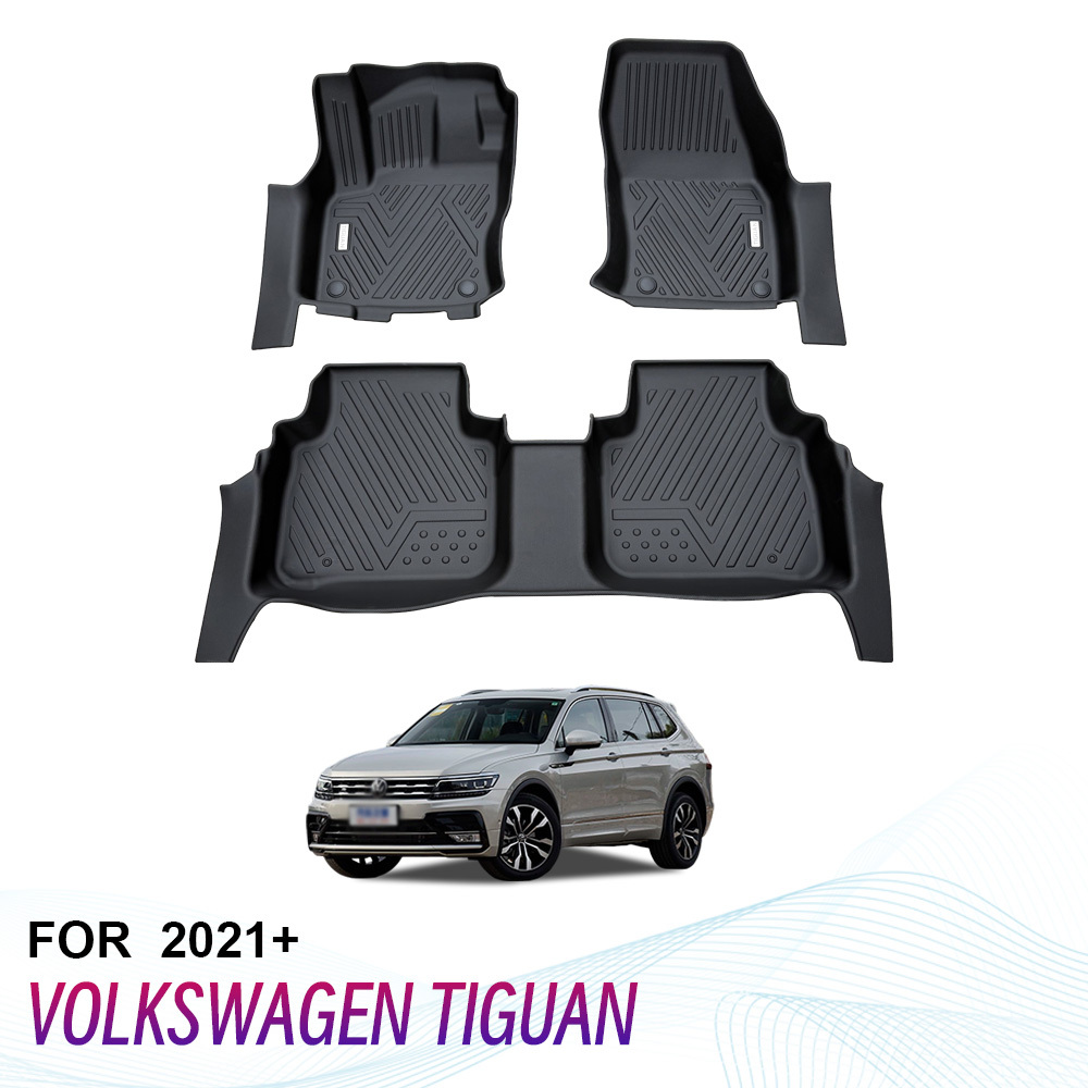All Weather Car Floor Mats for Volkswagen Tiguan 2021+