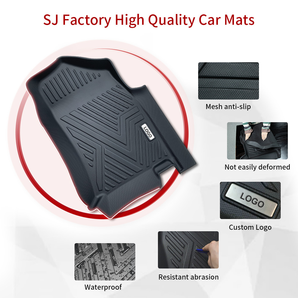 All Weather Car Floor Mats for Volkswagen Tiguan 2021+