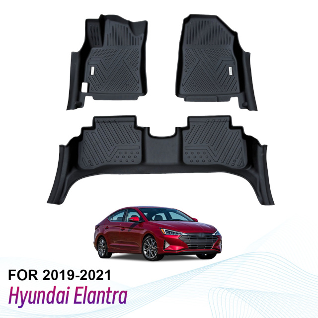 All-Weather Car Floor Mats for Hyundai Elantra 2019-2021