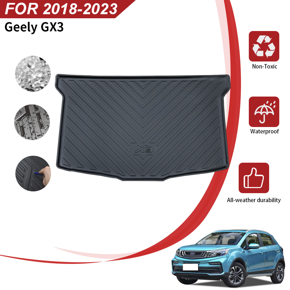 Car Trunk Mat for Geely GX3/Yuanjing X3 2018-2023