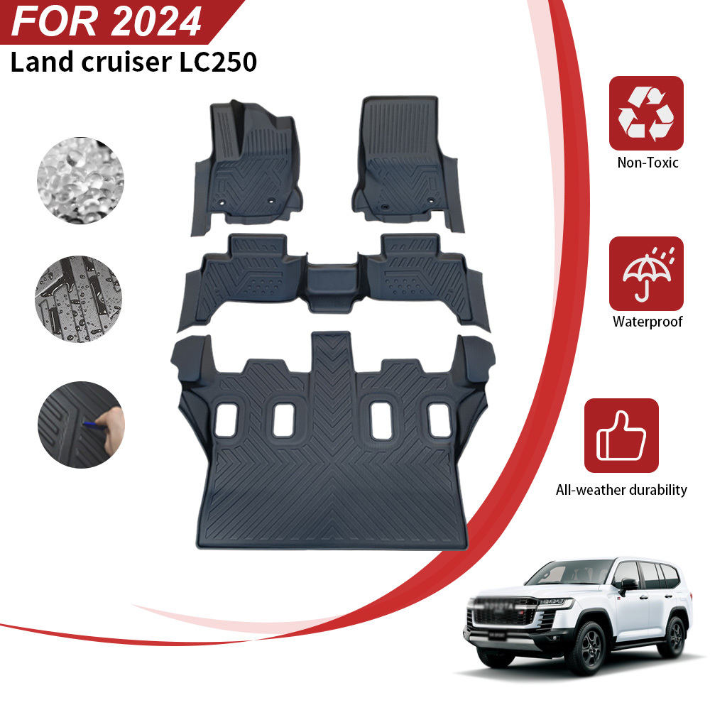Custom Car Floor Mats for Land Cruiser LC250 2024