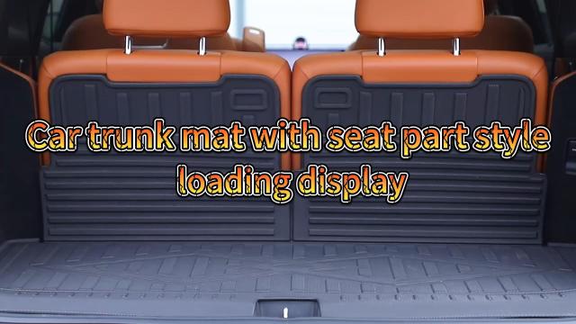 Car Trunk Mat Rear Back Seat Backrest Full Coverage for Changan X7 Plus