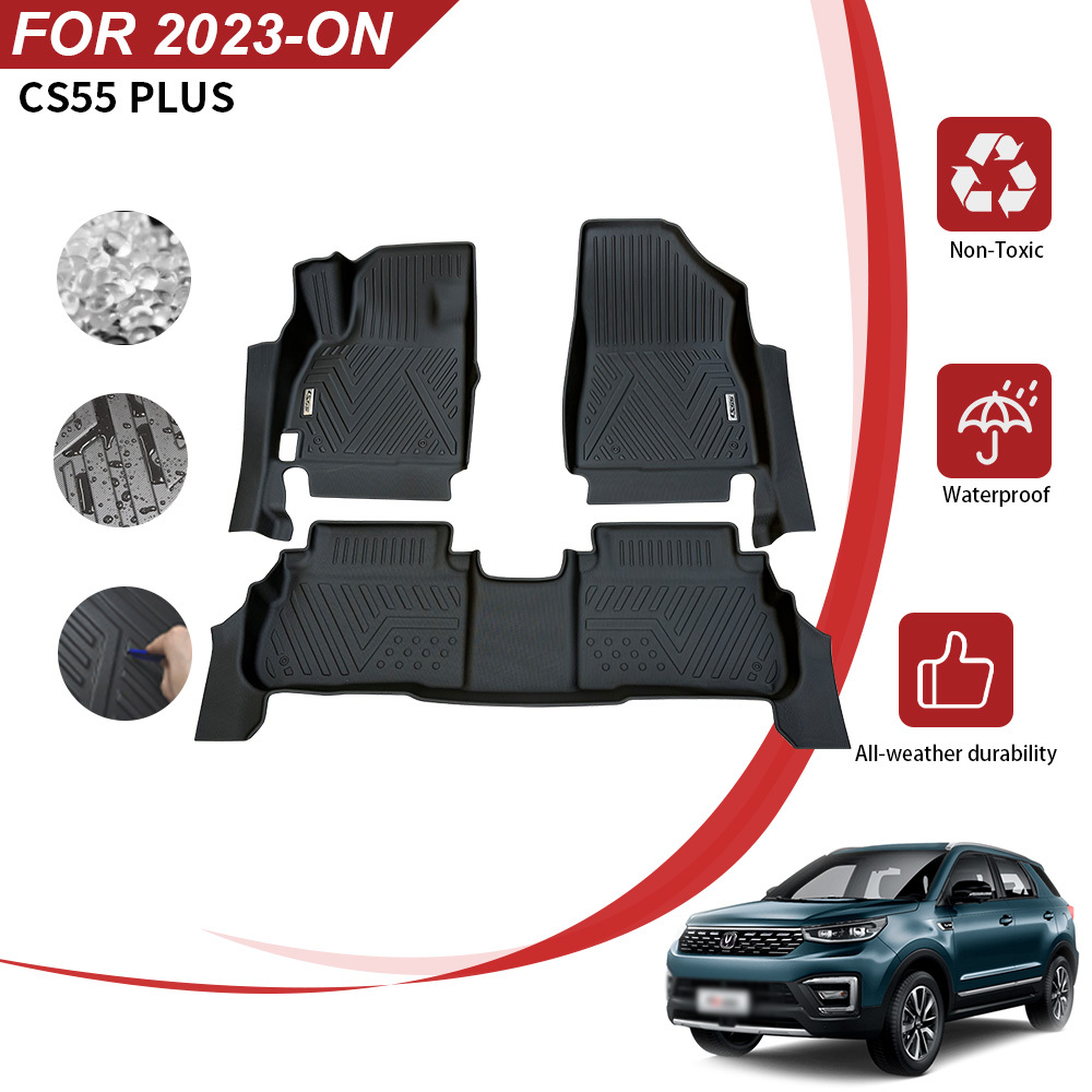 High Quality 5D TPE Car Floor Mat for Changan CS55 Plus