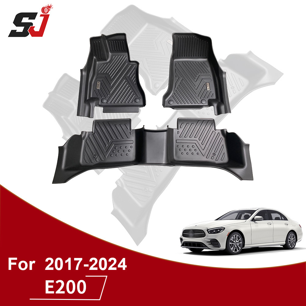 All Weather Car Floor Mat for Mercedes Benz E200 2017-2024