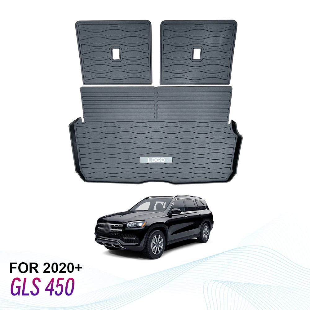 Car Trunk Mat Rear Back Seat Backrest Full Coverage for Mercedes Benz GLS 450
