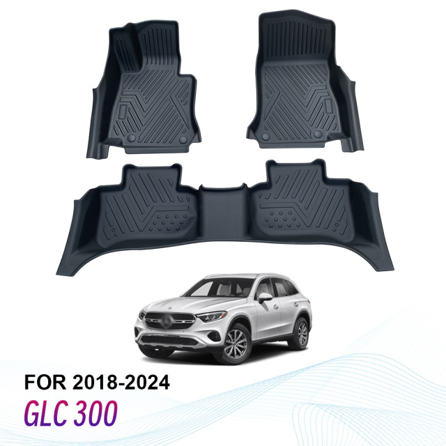 Custom Car Floor Mat for Mercedes Benz GLC 300 2018-2024