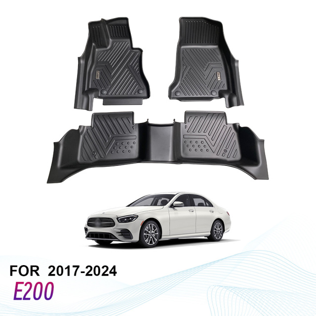 All Weather Car Floor Mat for Mercedes Benz E200 2017-2024