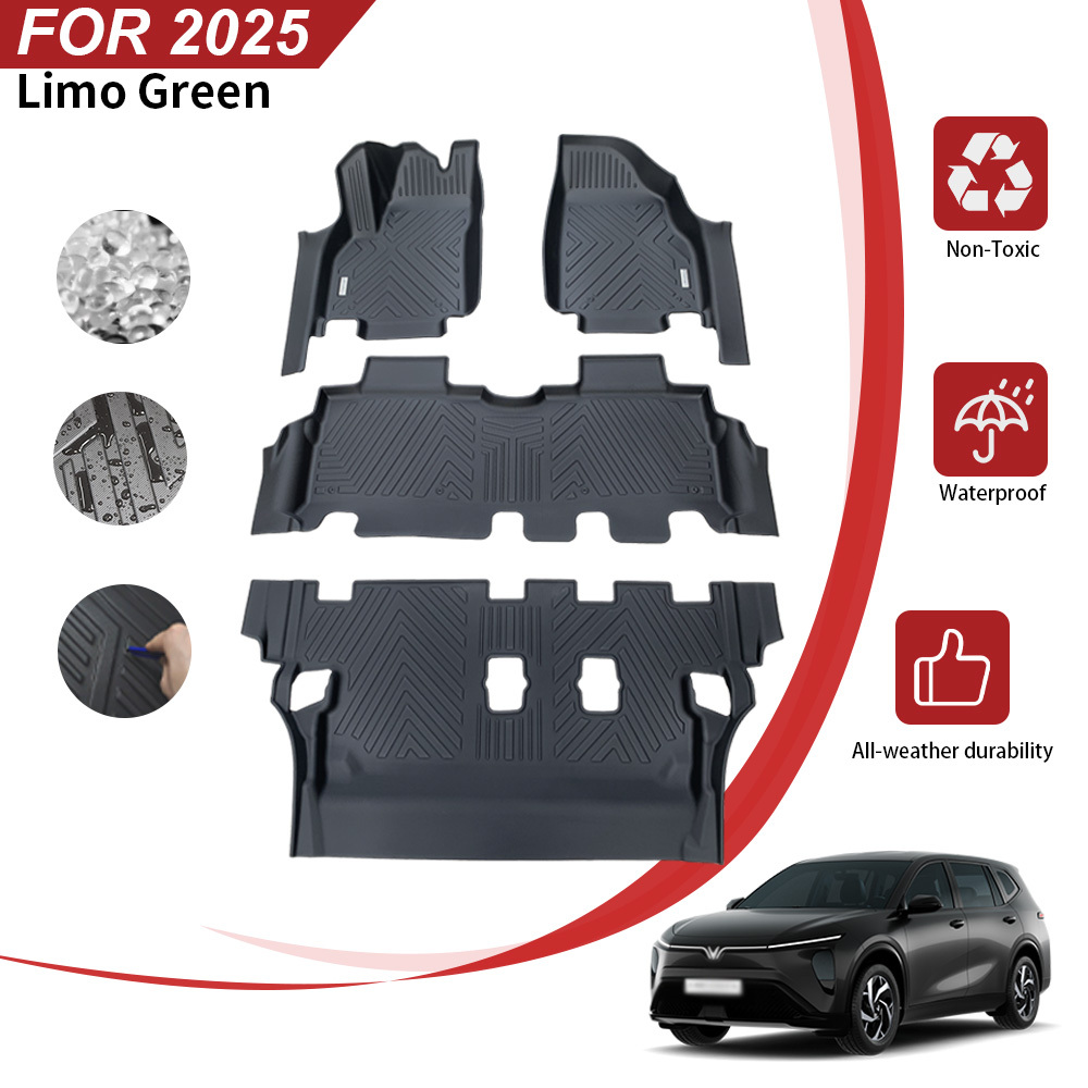 Car Floor Mat 4 Pieces for Vinfast Limo Green 2025+