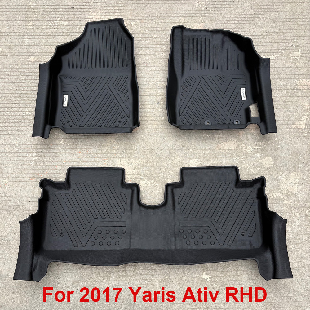 Custom Car Floor Mat RHD for Toyota Yaris Ativ