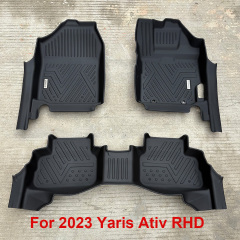 Custom Car Floor Mat RHD for Toyota Yaris Ativ