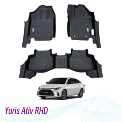 Custom Car Floor Mat RHD for Toyota Yaris Ativ