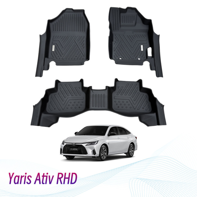 Custom Car Floor Mat RHD for Toyota Yaris Ativ