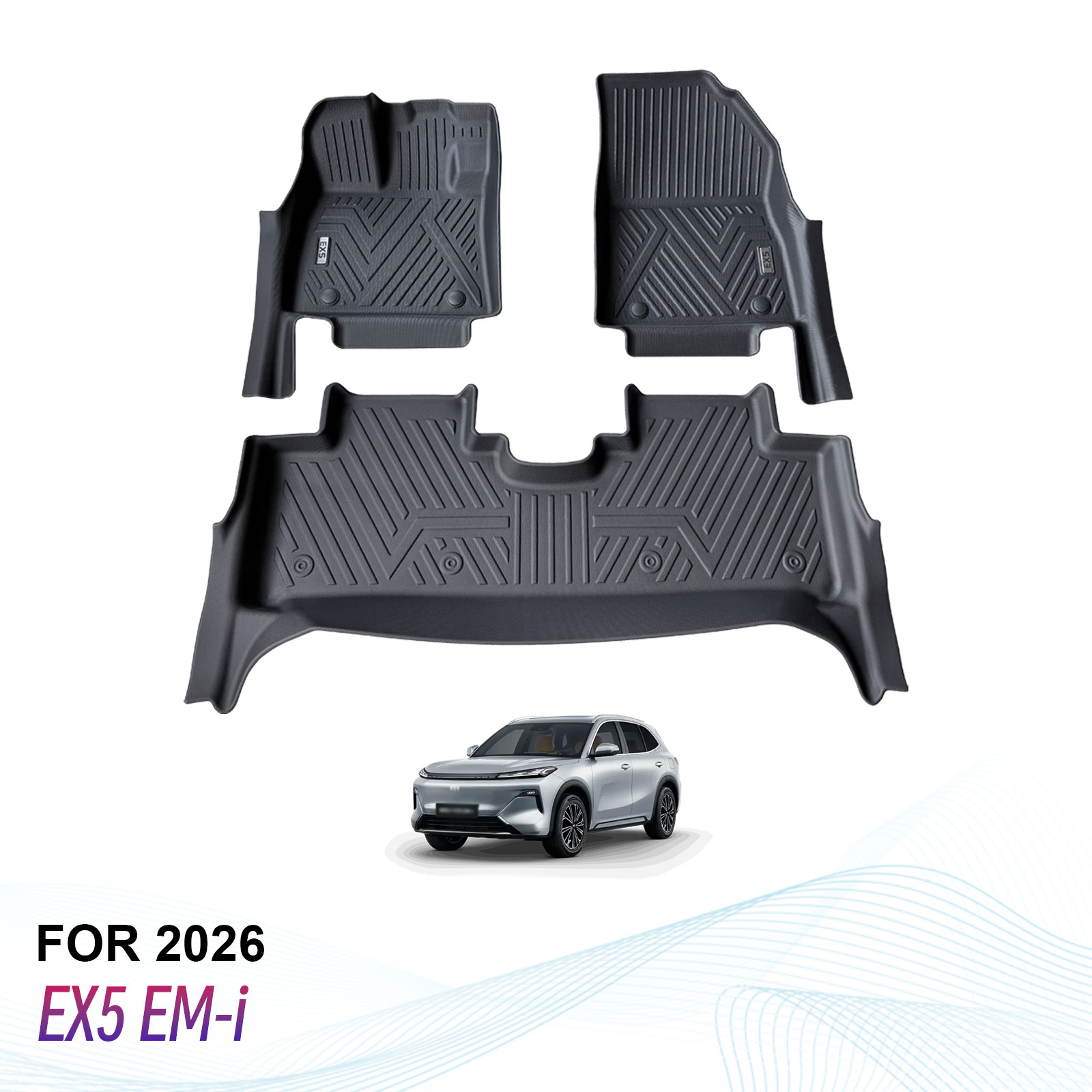 Wholesale 5D Car Floor Mats for Geely EX5 Em-i 2026