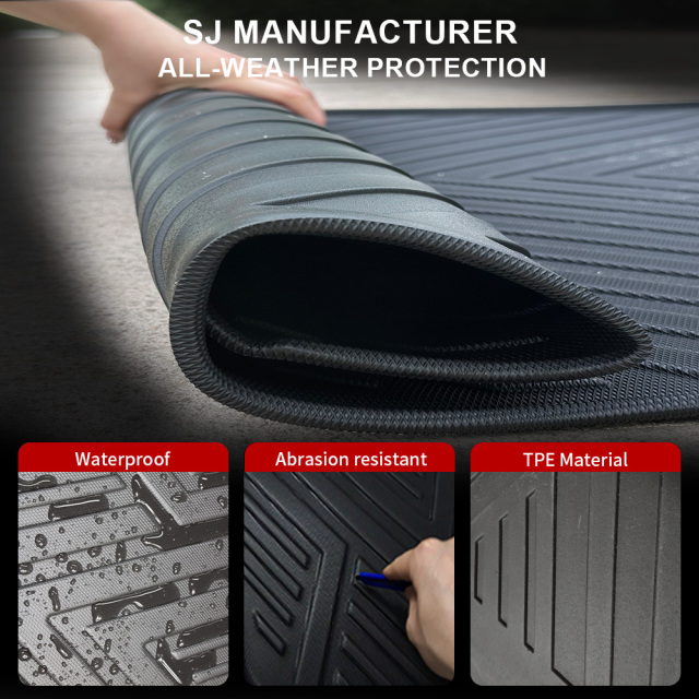Custom Car Trunk Mats With Backrest for Geely EX5 Em-i 2026
