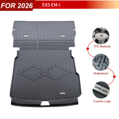 Custom Car Trunk Mats With Backrest for Geely EX5 Em-i 2026