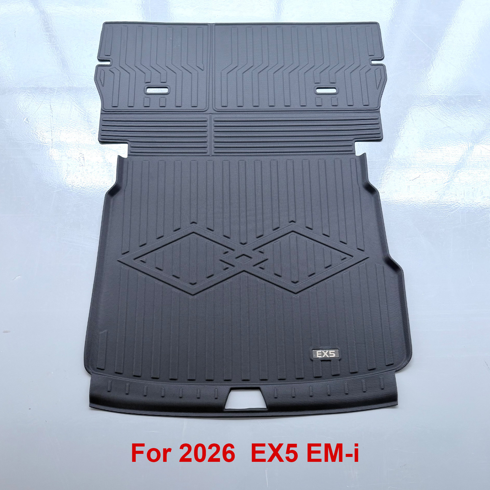 Custom Car Trunk Mats With Backrest for Geely EX5 Em-i 2026