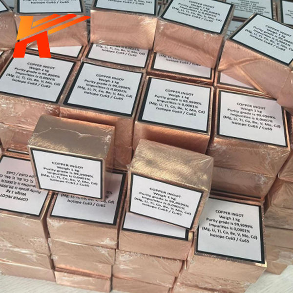 99.9999% Isotope Copper Ingot