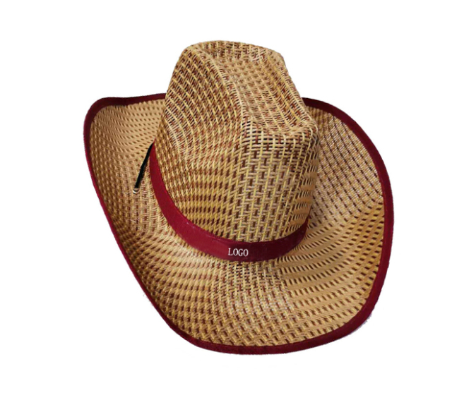 Cowboy Paper Straw Hat