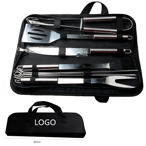 Stainless Steel Barbecue Tool Set of 9 BBQ Sets Combination