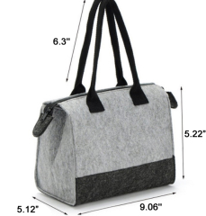 Felt handbag felt tote bag felt shopping bag